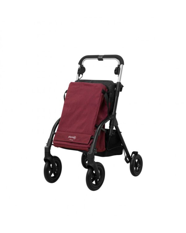 Andador con Carro de Compra y Asiento Plegable
